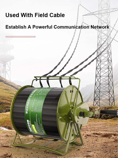 AMPCOM Field Cable Laydown Cart Efficient Field Cable Laydown Cart