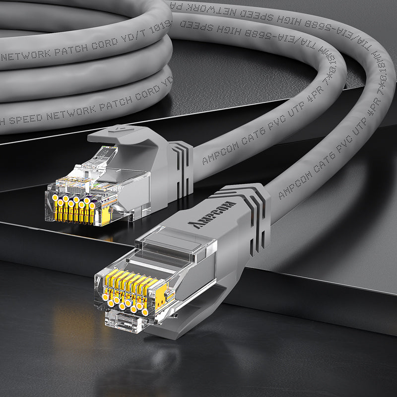 AMPCOM CAT6 Unshielded (UTP) PVC Network Patch Cable  for Home or Data Center