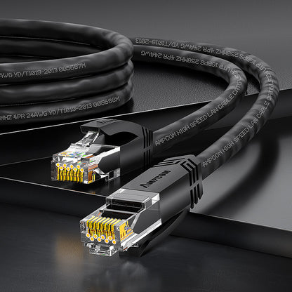 AMPCOM CAT6/CAT6a Unshielded (UTP) LSZH Network Patch Cable for Data Center Cabling or Surveillance System Wiring