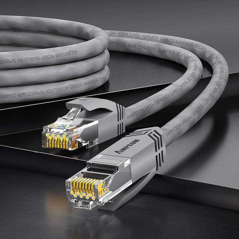 AMPCOM CAT6/CAT6a Unshielded (UTP) LSZH Network Patch Cable for Data Center Cabling or Surveillance System Wiring